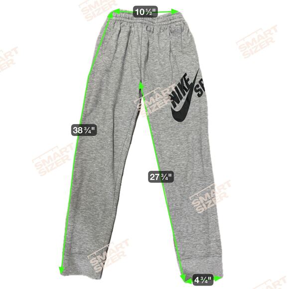 Nike SB Sweatpants Youth XL Gray Skateboarding Joggers 13-15 YRS Kids Logo - Picture 7 of 7